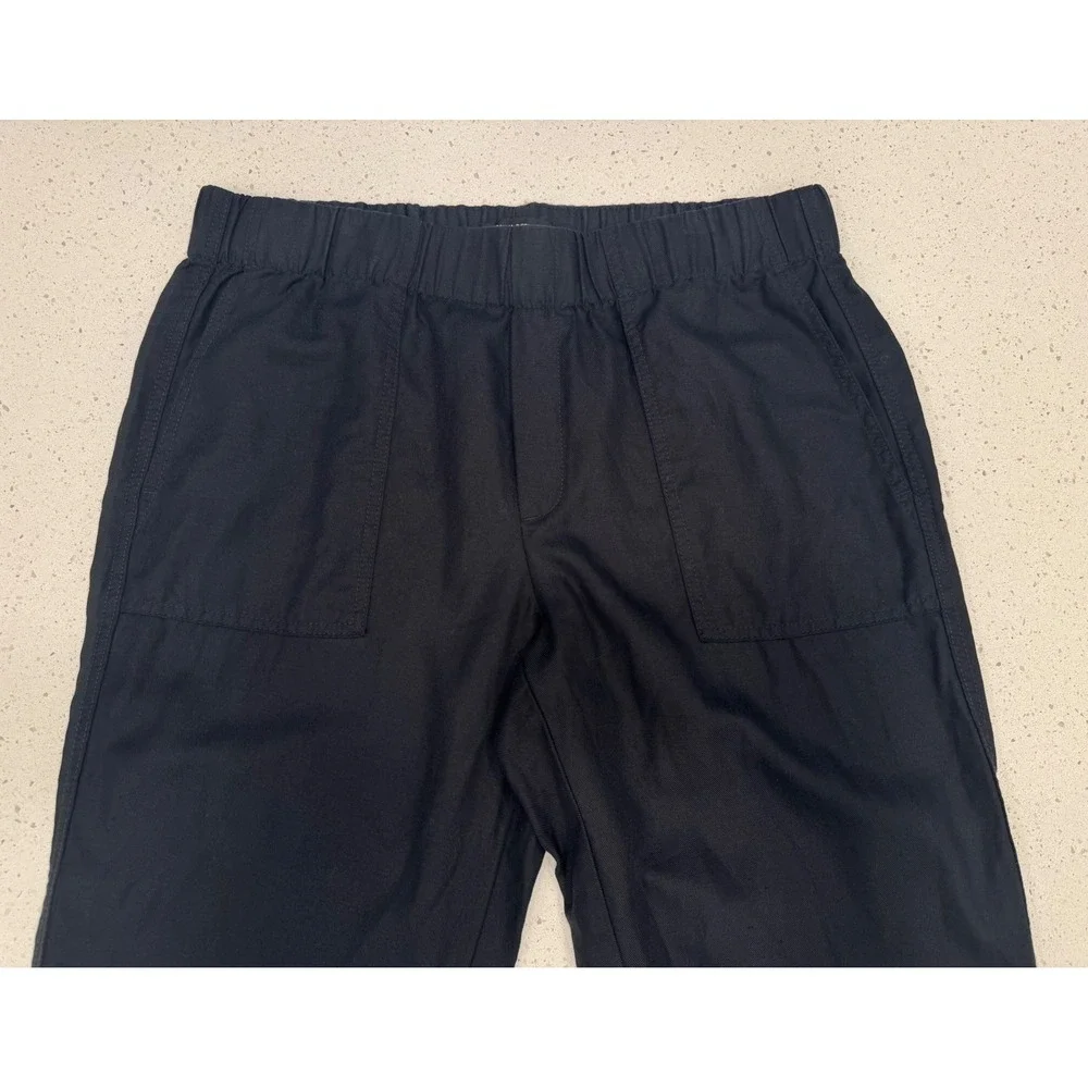 Banana Republic Pants Womens L Black Excellent Linen Blend Casual Chic